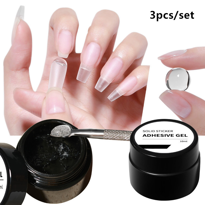 ชุดปลายเล็บเจลแบบแข็ง 3 ชิ้น/ช - Nail Art Halal บทวิจารณ์และราคา