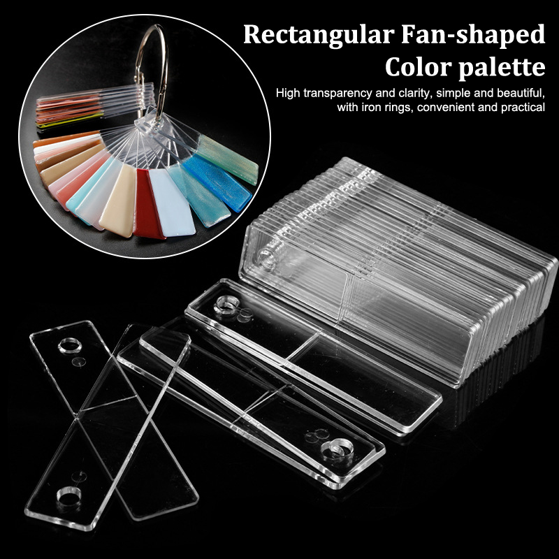 แผ่นตัวอย่างสีเล็บปลอมสำหรับทำ - Nail Art Vector บทวิจารณ์และราคา