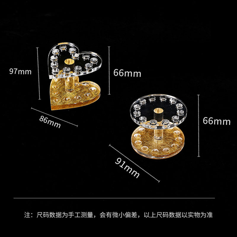 12 หลุมแปรงเล็บกล่องเก็บเล็บภา - Nail Art Vector บทวิจารณ์และราคา
