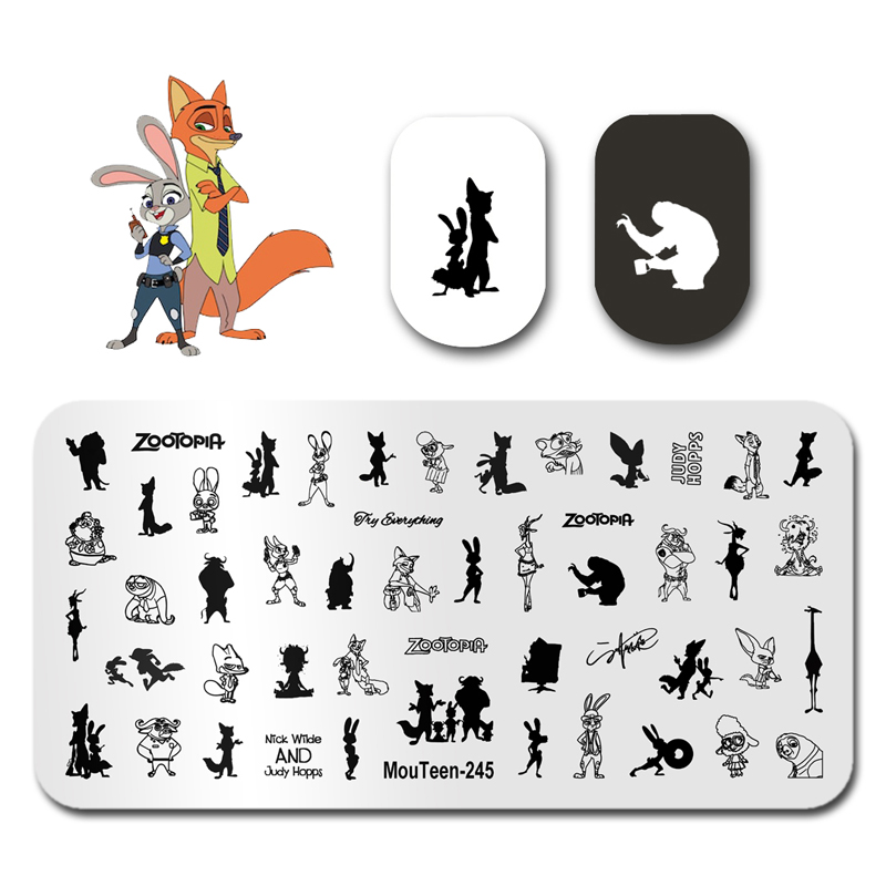 MouTeen-245 Disney ZooTopia Ni - Nail Art Zootopia บทวิจารณ์และราคา