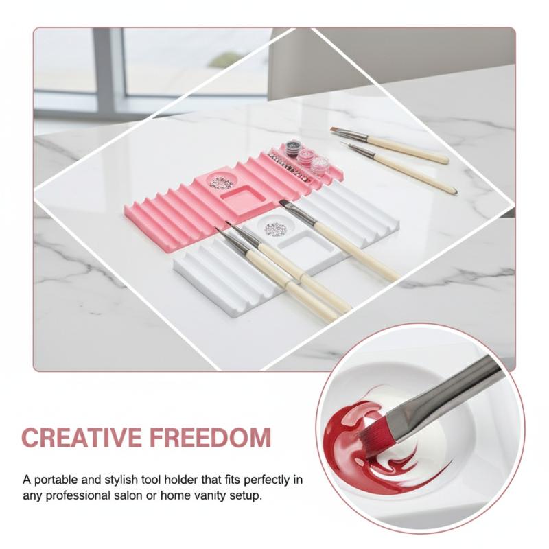 พาเลทสำหรับทำเล็บแบบใช้ซ้ำได้พ - Nail Art Vector บทวิจารณ์และราคา