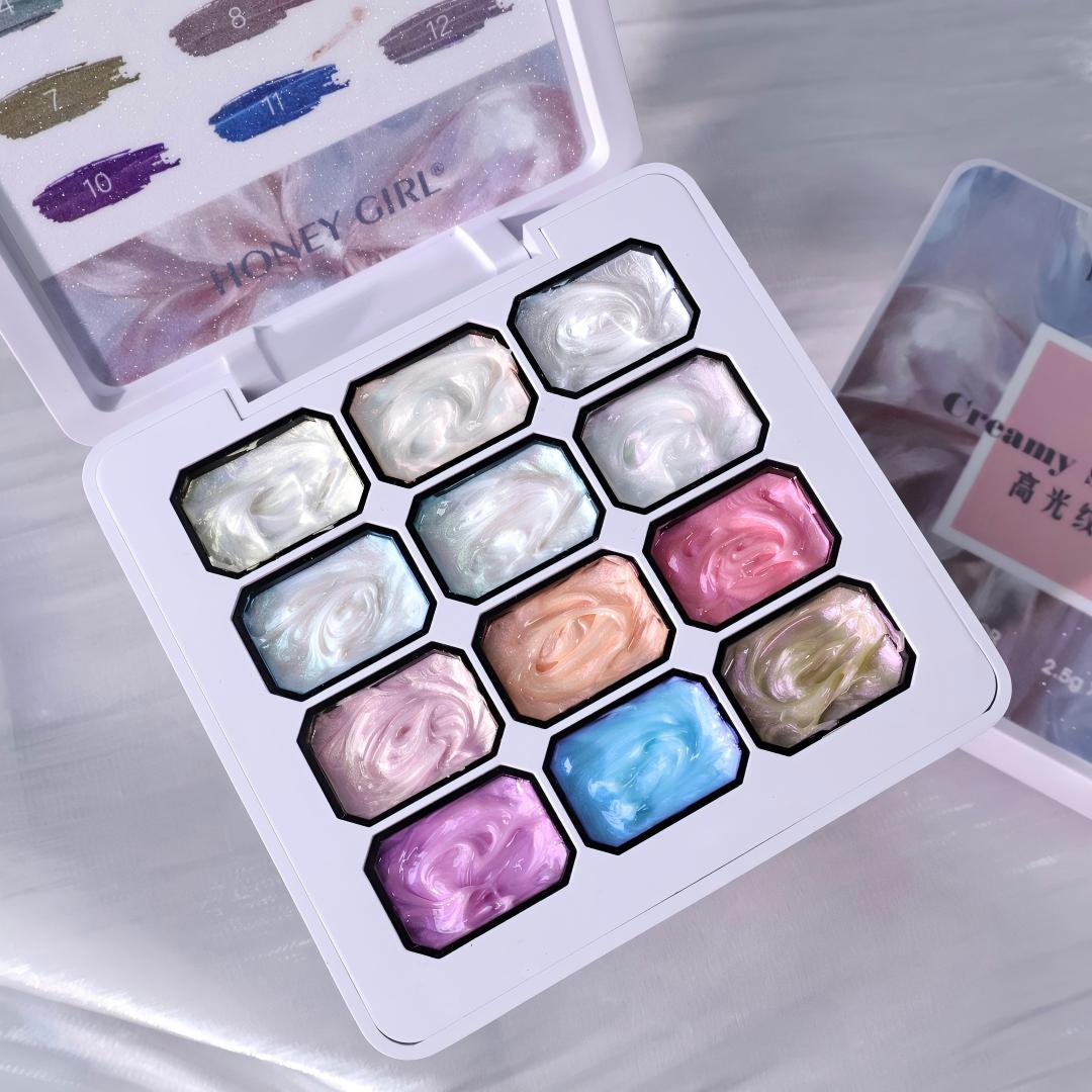 เจลทาเล็บเนื้อสัมผัสสวยงาม 12  - Nail Art Halal บทวิจารณ์และราคา