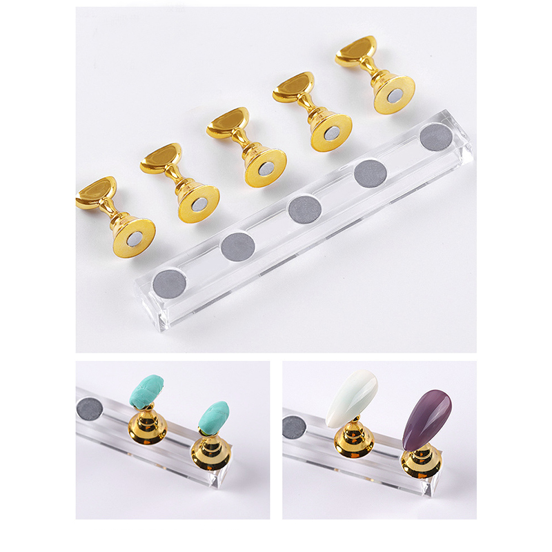 5/30 ชิ้น/เซ็ตแม่เหล็กผู้ถือเล - Nail Art Vector บทวิจารณ์และราคา