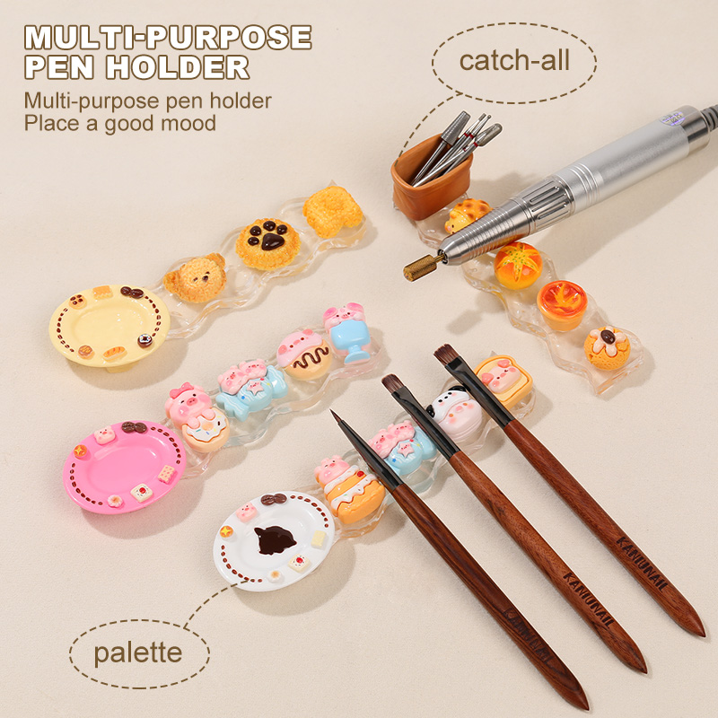 ที่ใส่แปรงทำเล็บรูปสัตว์น่ารัก - Nail Art Vector บทวิจารณ์และราคา