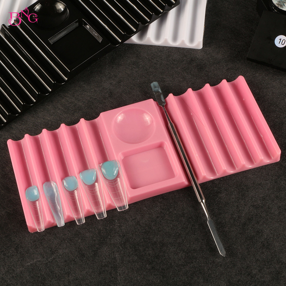 ที่วางปากกาพลาสติกแบบสองช่อง B - Nail Art Vector บทวิจารณ์และราคา