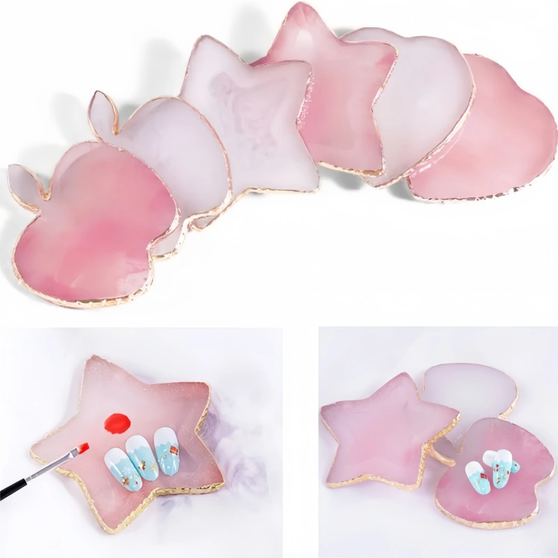 พาเลทเรซิ่นลายหินอาเกตสำหรับทำ - Nail Art Vector บทวิจารณ์และราคา