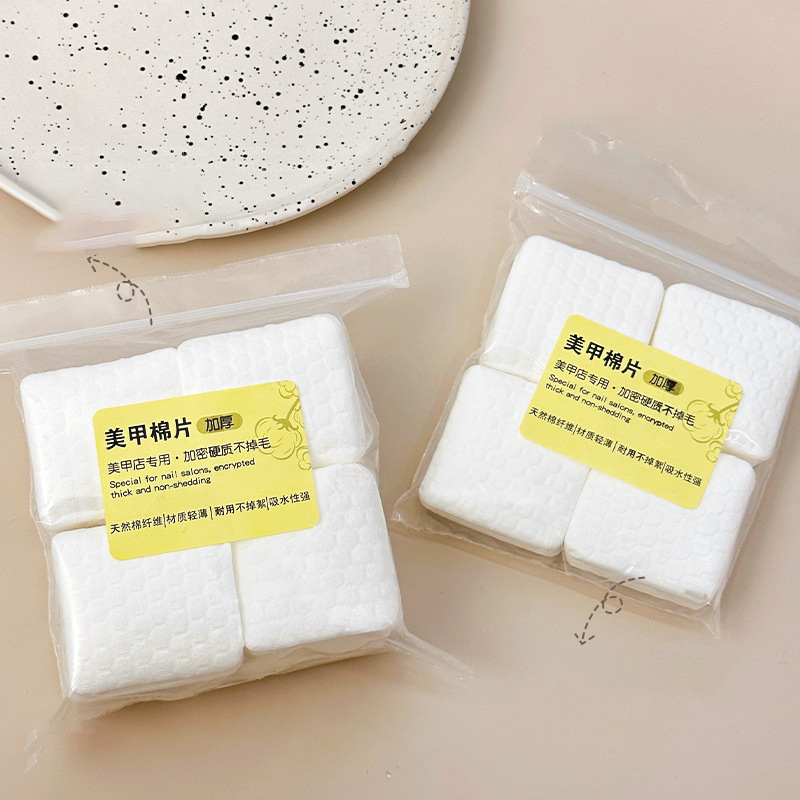 200/500 PCS หนาอาชีพผ้าฝ้ายสํา - Nail Art Halal บทวิจารณ์และราคา