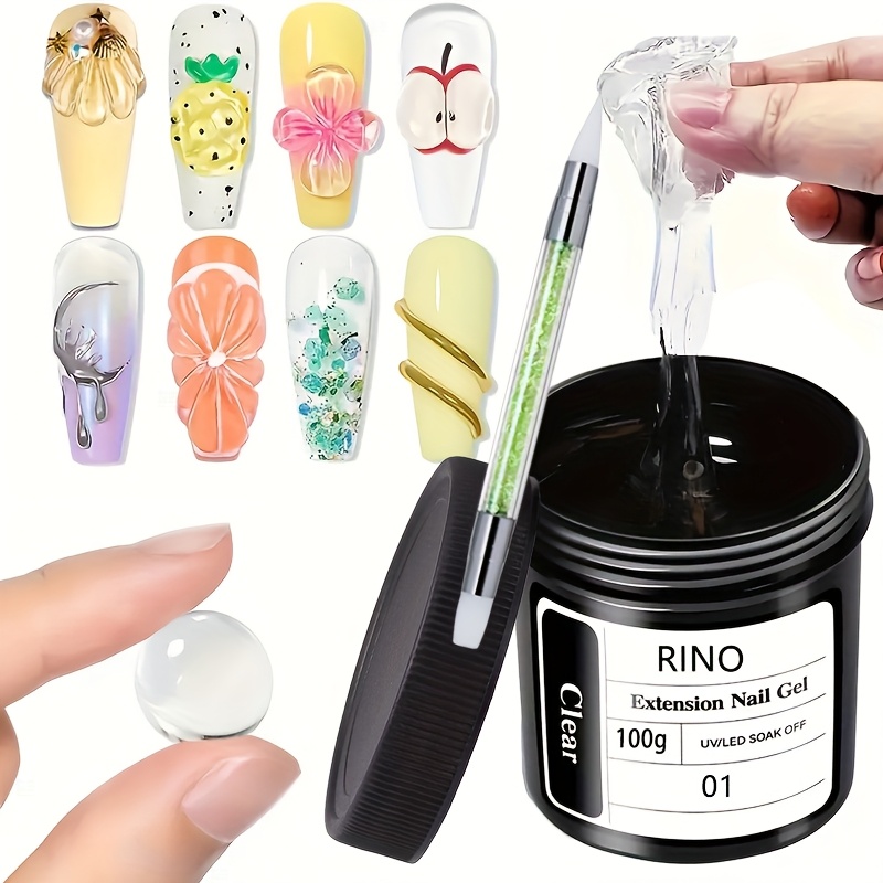 เจลต่อเล็บใส 100 กรัม ไม่เหนีย - Nail Art Halal บทวิจารณ์และราคา