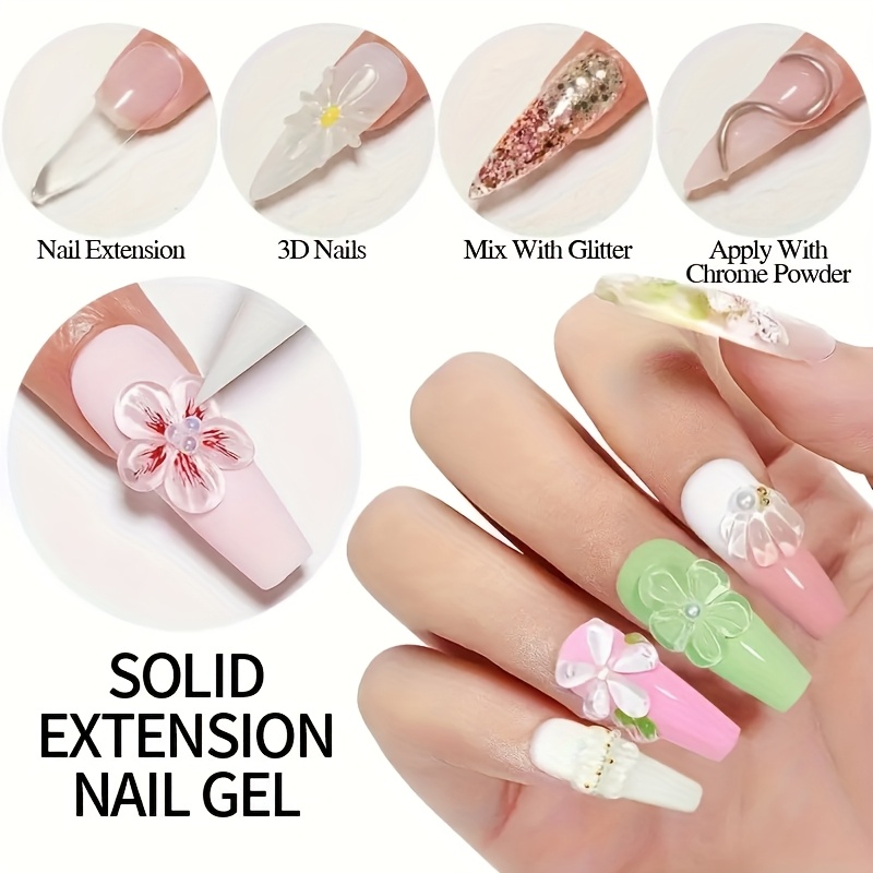 เจลต่อเล็บใส 100 กรัม ไม่เหนีย - Nail Art Halal บทวิจารณ์และราคา