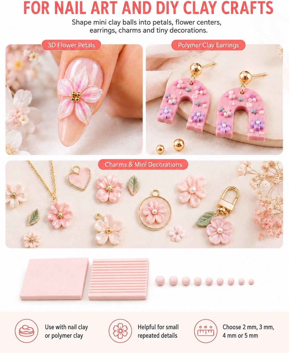 เครื่องมือทำลูกปัดเจล 3D สำหรั - Nail Art Halal บทวิจารณ์และราคา
