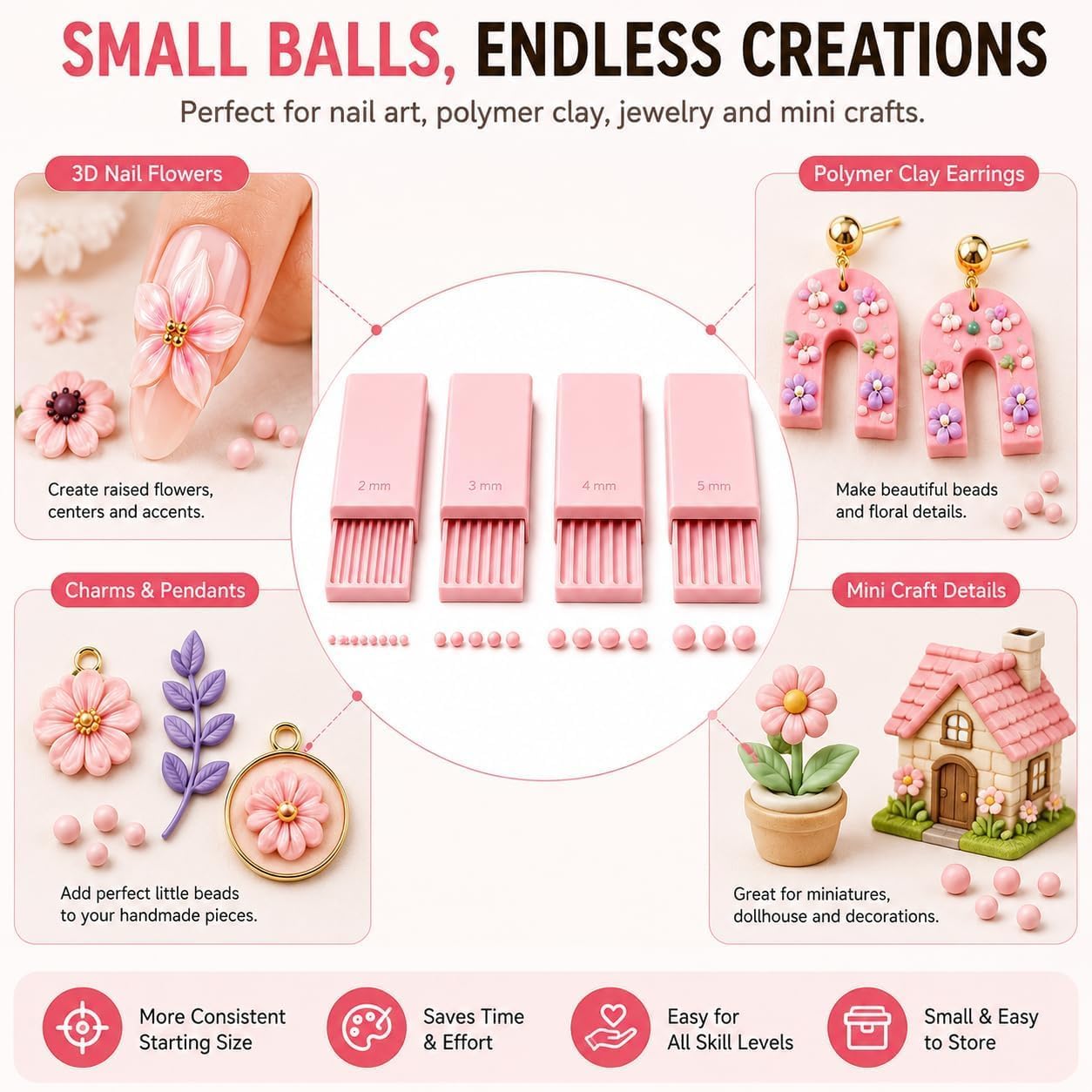 เครื่องมือทำลูกปัดเจล 3D สำหรั - Nail Art Halal บทวิจารณ์และราคา