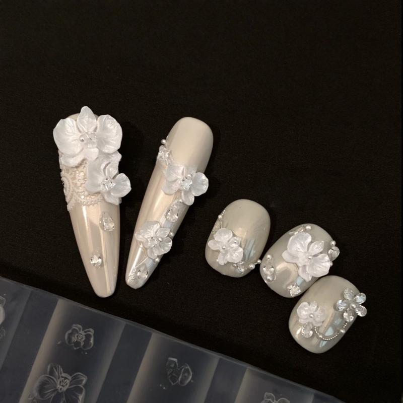 Z. แม่พิมพ์ซิลิโคนลายดอกกล้วยไ - Nail Art Zone บทวิจารณ์และราคา