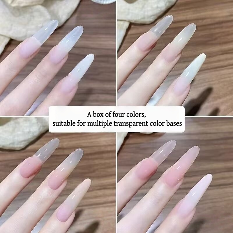 เจลเพ้นท์เล็บ 4 สีไล่เฉดสีชมพู - Nail Art Halal บทวิจารณ์และราคา